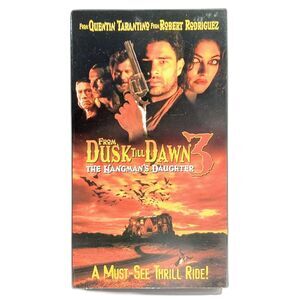 From Dusk Till Dawn 3 The Hangman's Daughter VHS Horror Vampires Dimension #A009